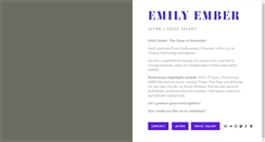Desktop Screenshot of emilyember.com